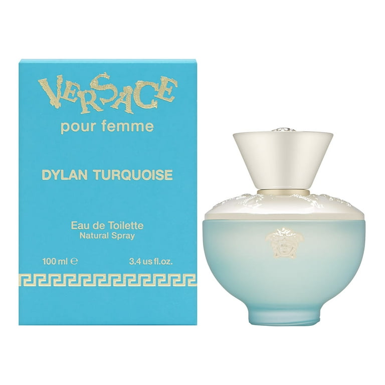 Versace Dylan Turquoise Pour de Spay 3.4 Toilette Femme oz Eau