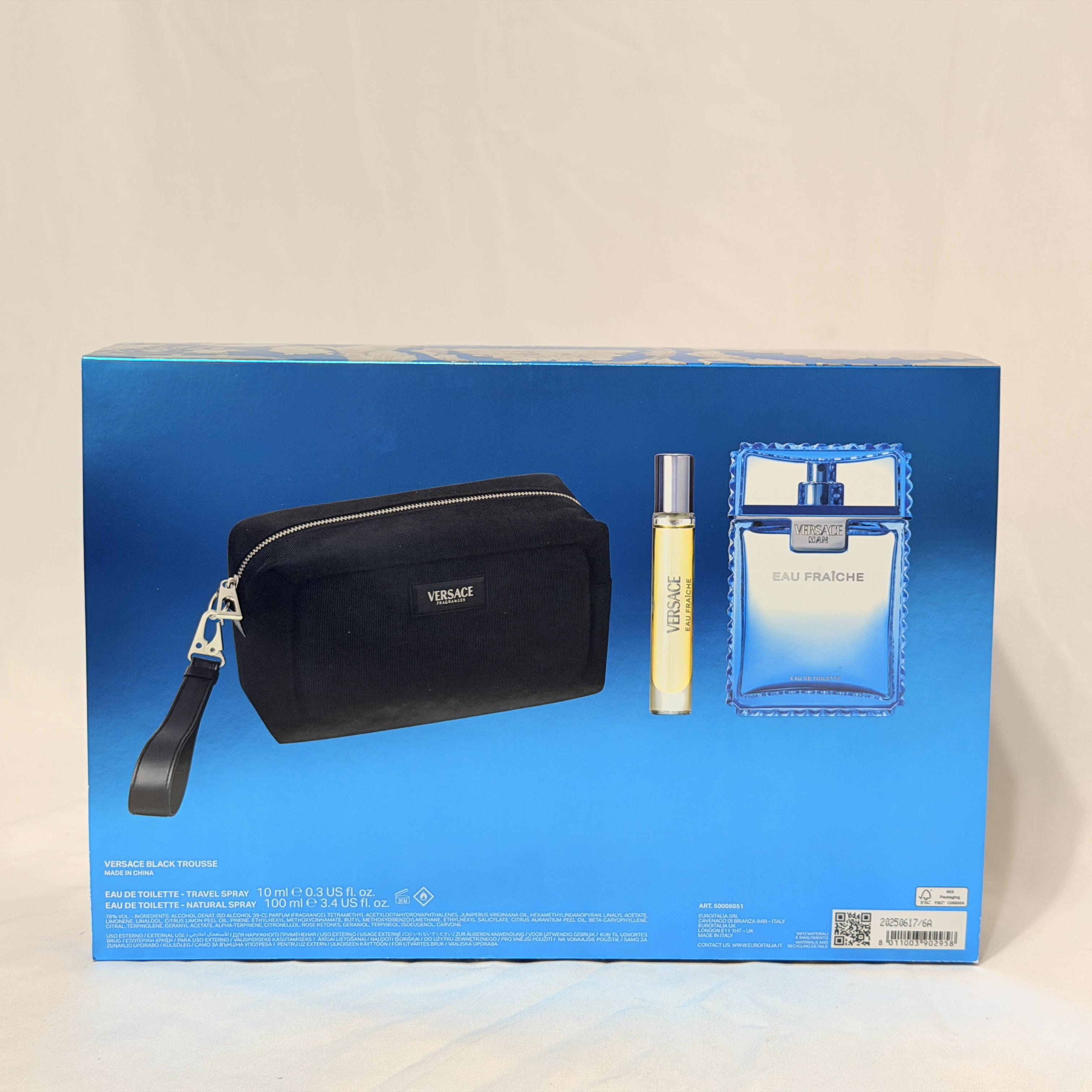 Versace Eau Fraiche 3-Piece Fragrance Set for Men - Walmart.com