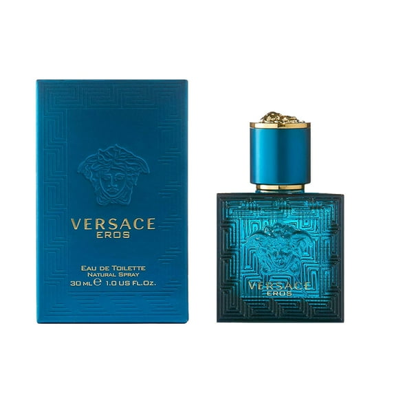 Versace Eros Eau de Toilette Spray for Men, 1 oz