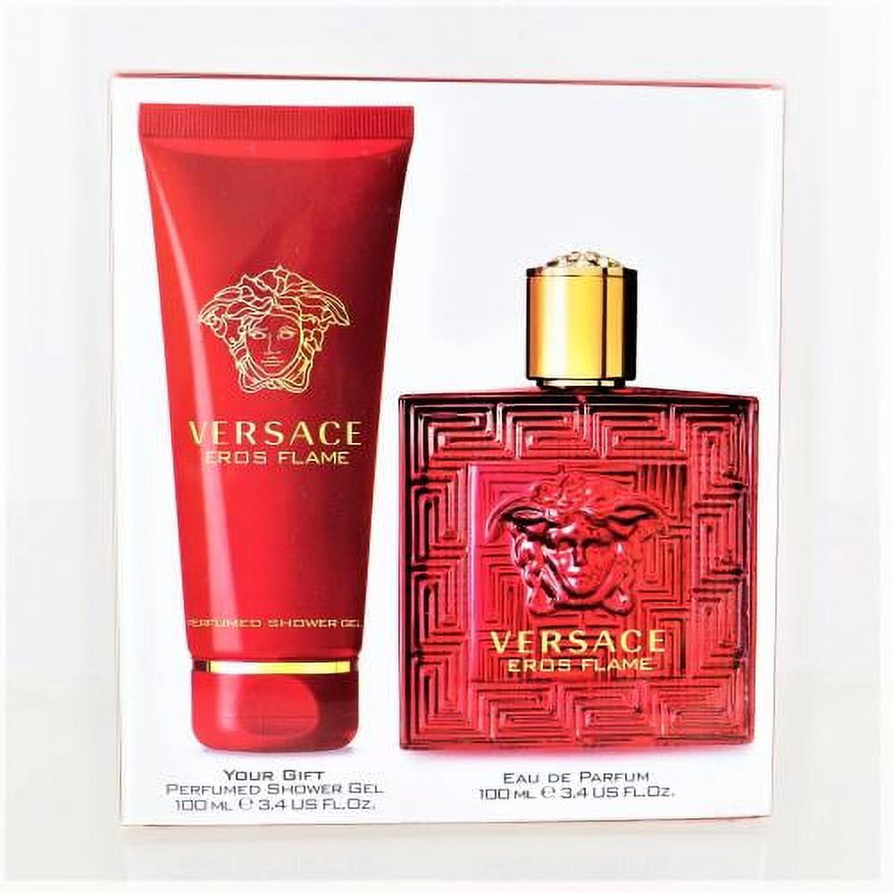 VERSACE Eros & Eros Flame 30mLセット Versace Eros Flame Men's Perfume Kit - 2 Pc Travel Fragrance
