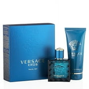 Versace Eros by Versace for Men - 2 Pc Gift Set 1.7 EDT Spray, 3.4oz Shower Gel
