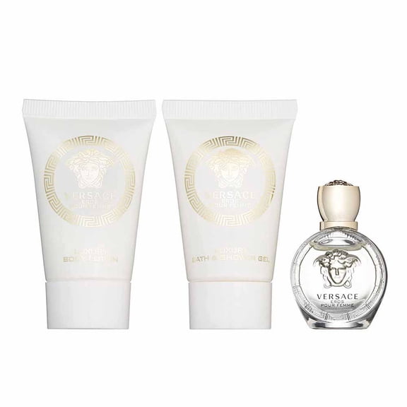 ($25 Value) Versace Eros Perfume Gift Set For Women, 3 Pieces