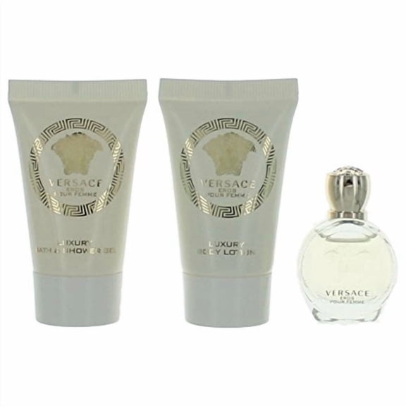 ($25 Value) Versace Eros Perfume Gift Set For Women, 3 Pieces
