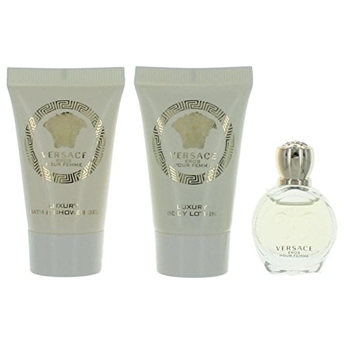 ($25 Value) Versace Eros Perfume Gift Set For Women, 3 Pieces