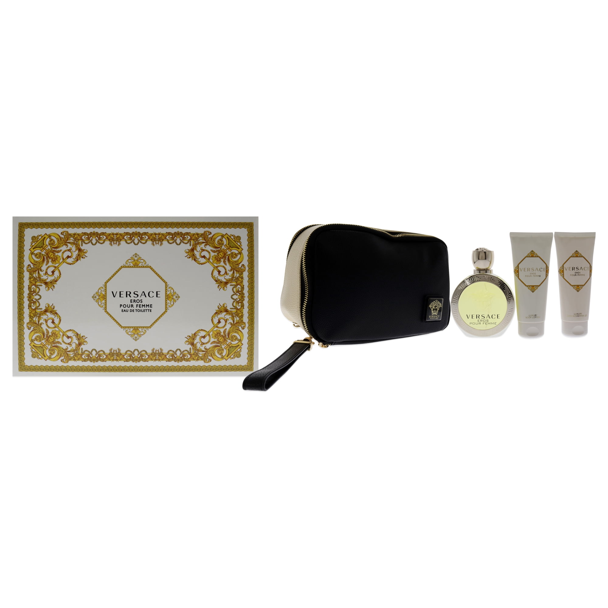 Versace Eros 3 Piece Gift Set: Parfum 100ml - Deodorant Stick 75ml - Parfum  10ml : Amazon.co.uk: Beauty