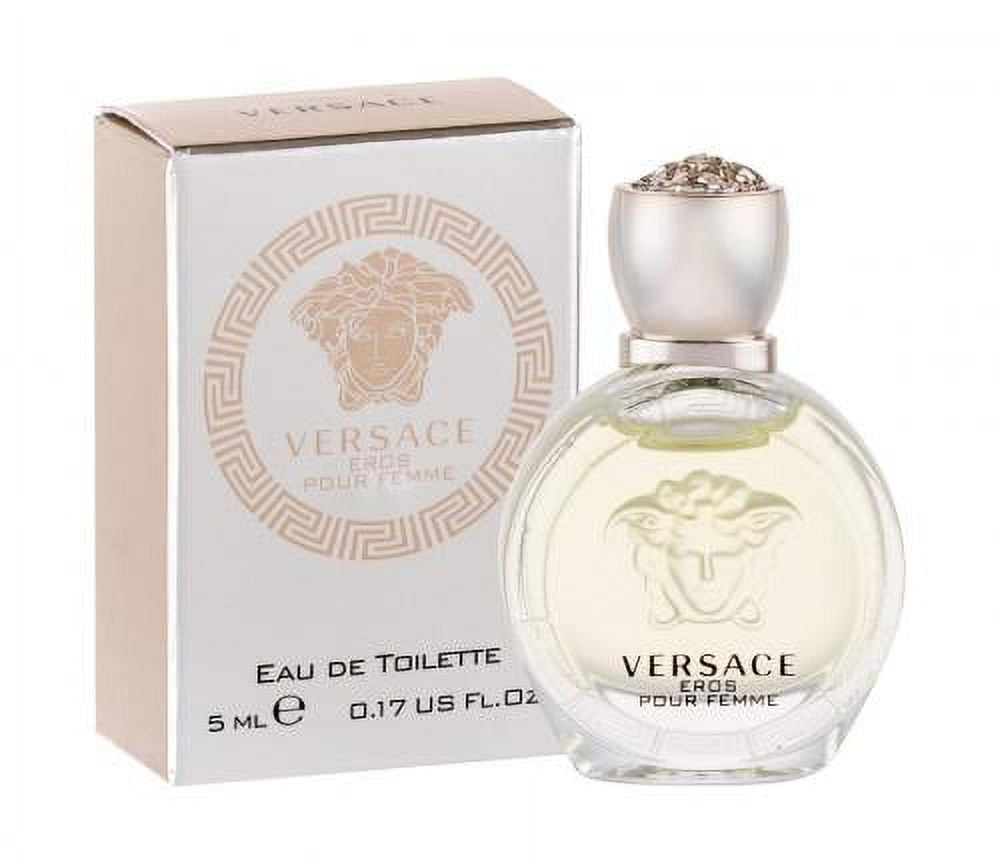 Versace Eros Eau De Toilette Perfume for Women, 0.17 oz Rollerball