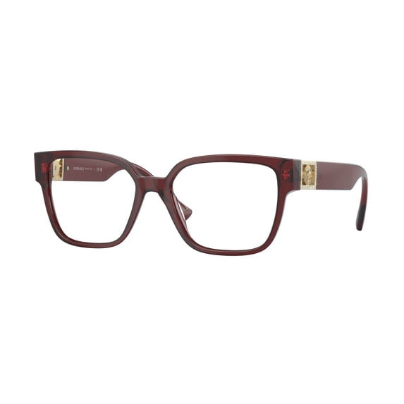 Versace Eyeglasses VE 3329 B 5385 Transparent Parade Red 52mm