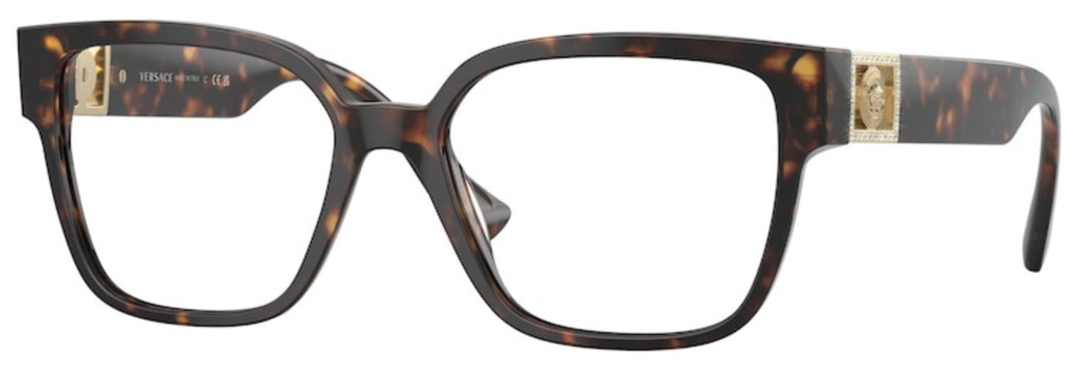 Versace Eyeglasses VE3329BF 108 54mm Havana / Demo Lens  display picture 1
