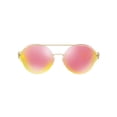 thumbnail image 1 of Versace Grey Mirror Yellow Rose Aviator Ladies Sunglasses VE2184 12524Z 61, 1 of 4