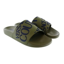 Versace Jeans Couture Army Signature Logo Pool Slide-6 for Mens