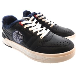 Versace Jeans Couture White Lace Up Athletic Fashion Comfort