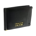 thumbnail image 1 of Versace Jeans Couture Black/Gold Small  Classic Bi-Fold  Wallet for mens, 1 of 3