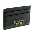 thumbnail image 1 of Versace Jeans Couture Black/Gold Small  Classic Flat Cardholder for mens, 1 of 3