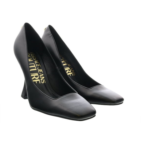 Versace Jeans Couture Black High Heel Classic Pump-9 for Womens