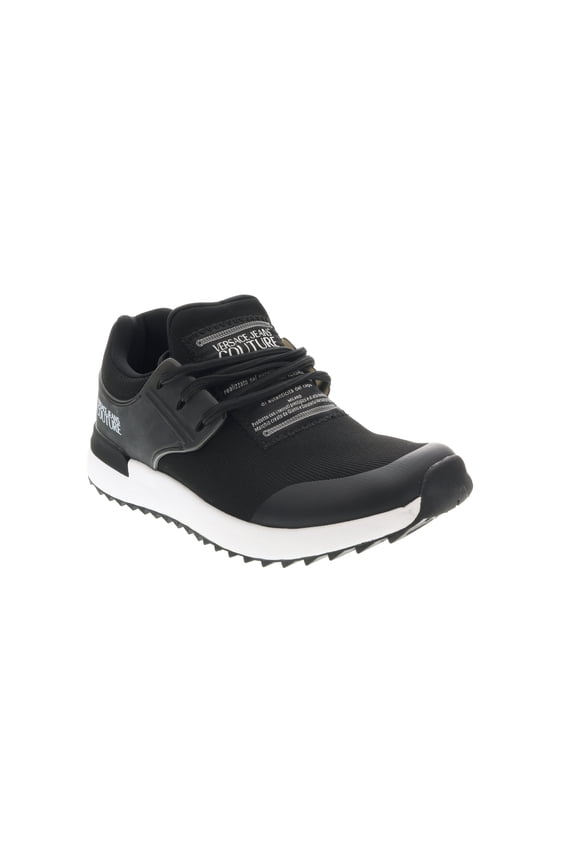 Jeans Couture Black Signature Athletic Fashion Sneakers 6 for Womens