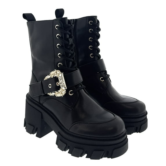 Versace Jeans Couture Womens Chunky Sole Ankle Lace Up Boots-EU41 for Womens