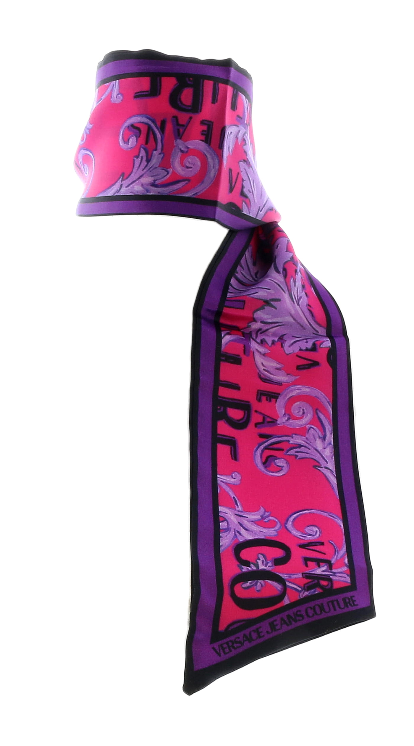 Versace pink cheap scarf