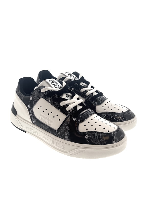 Jeans Couture Mens White Signature Classic Sneakers-EU44 for Mens