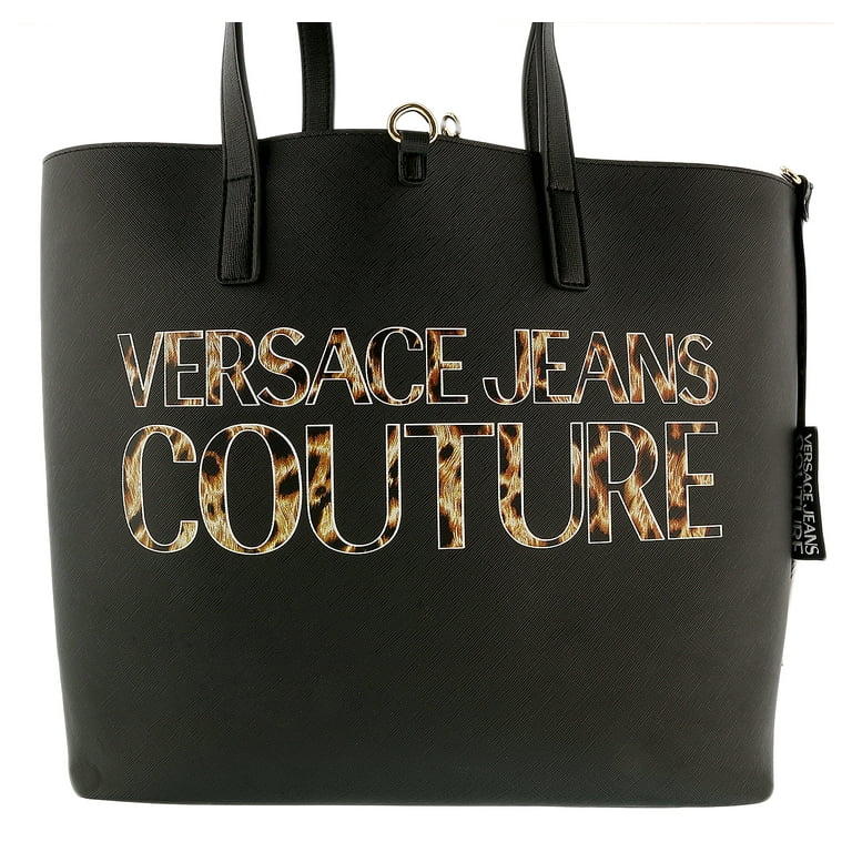 Versace Allover Large Tote Bag, Female, Black, One Size