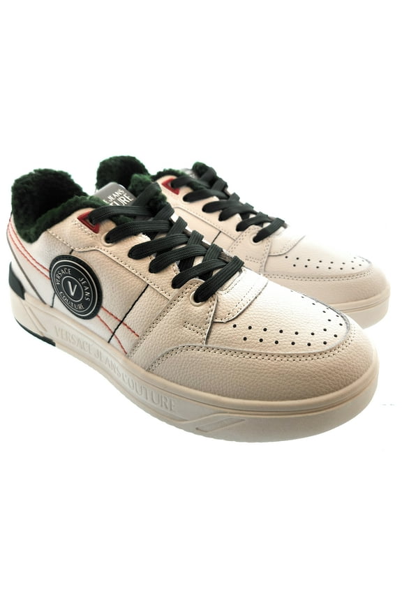 Jeans Couture Mens White Fuzzy Lined Sneakers-EU42 for Mens