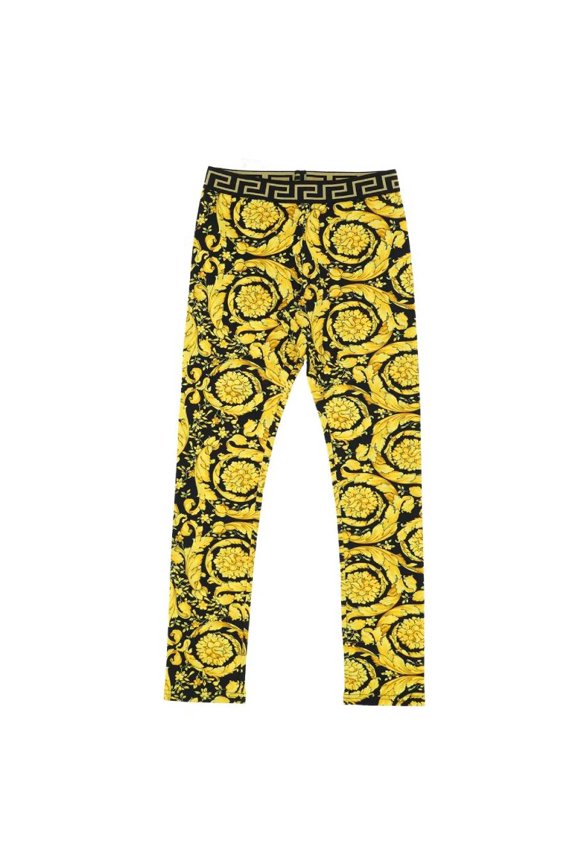 Kids Barocco Print Leggings, Size 10Y