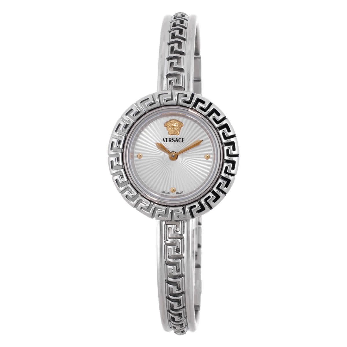 NWT Versace La Greca Quartz Silver Dial Ladies Watch Versace Greca Pulse VE5H00326 Quartz Watch at Ormoda main image 3