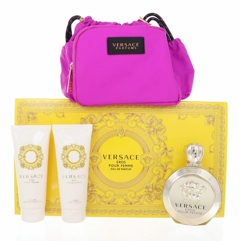 Versace pour Femme セット Versace Eros Pour Femme Eau de Parfum 4PCS Gift Set- 2024