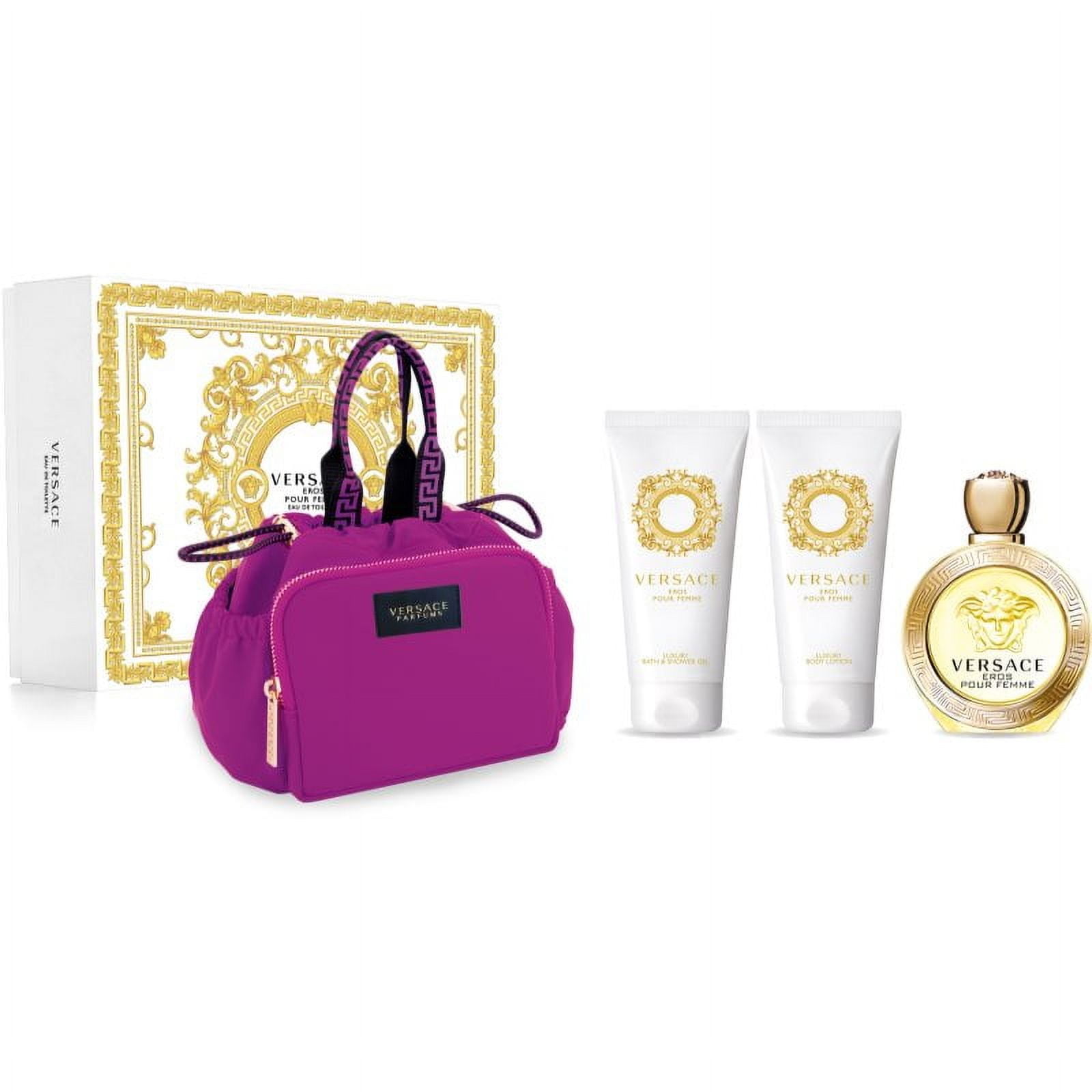 Versace Ladies Eros Pour Femme Gift Set Fragrances