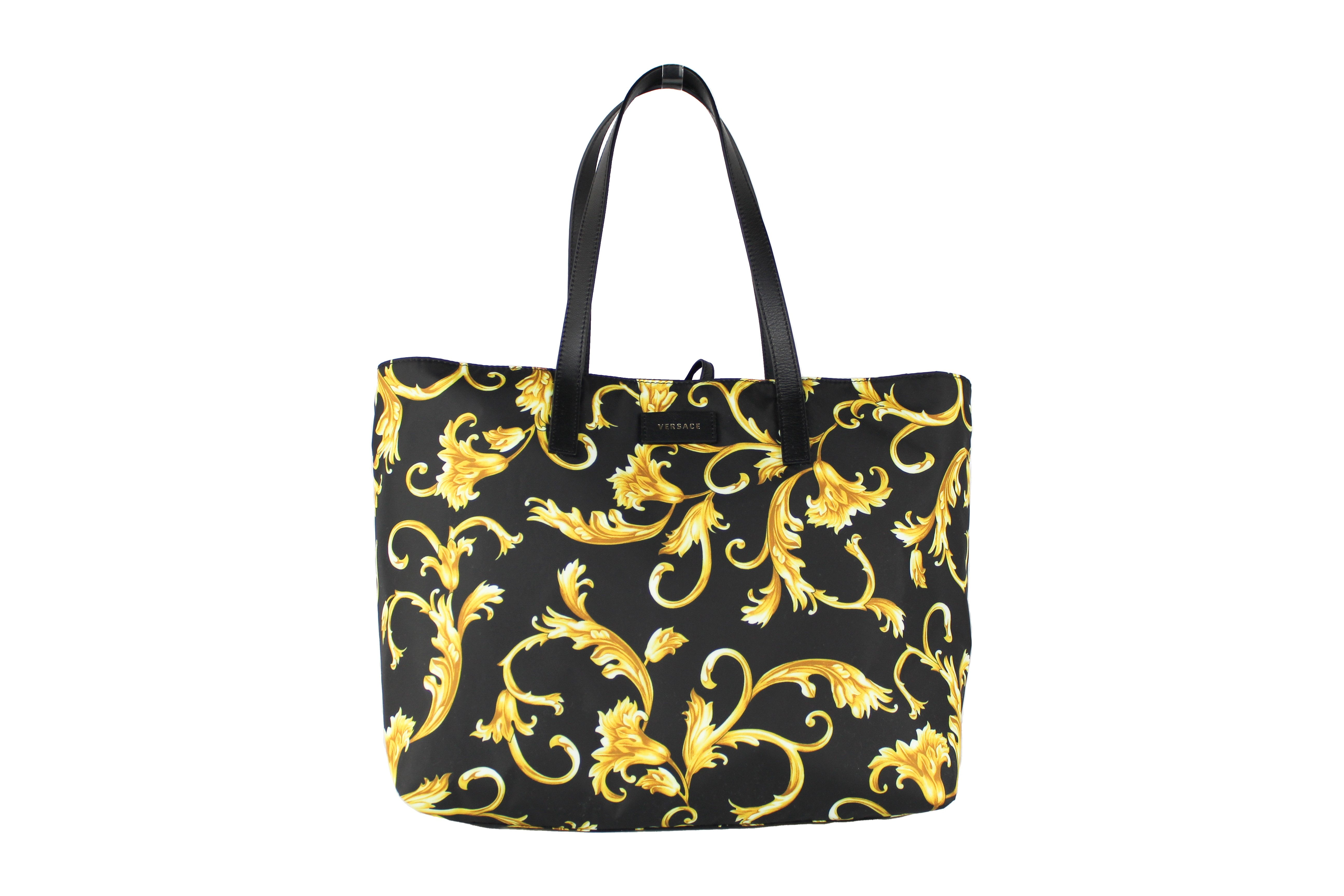  Versace Jeans Couture women tote bag black - gold : Clothing,  Shoes & Jewelry