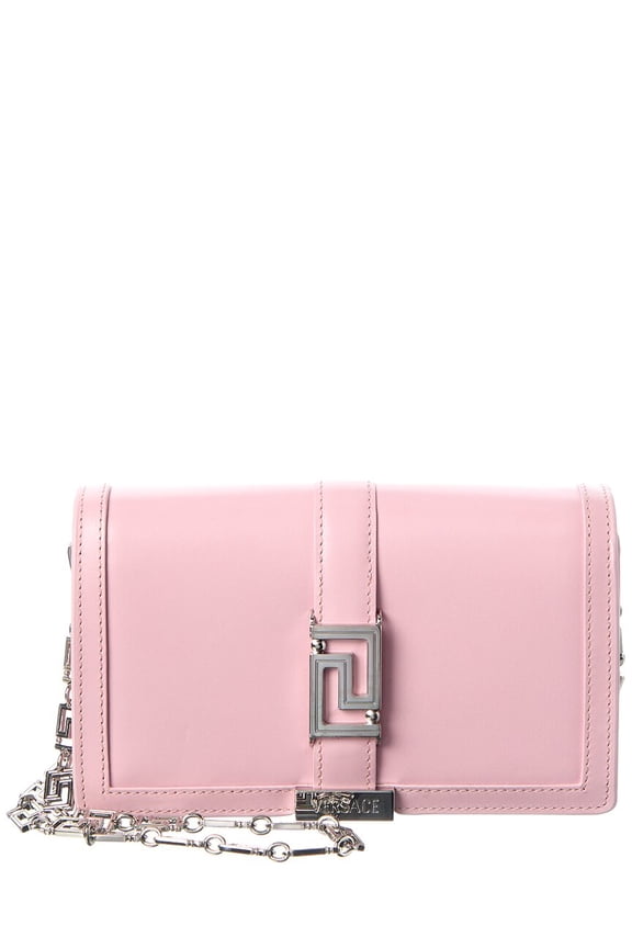 Leather Shoulder Bag, Pink