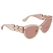 Versace Light Brown Cat Eye Ladies Sunglasses VE2234 125273 53