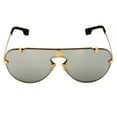 thumbnail image 1 of Versace Light Gray Mirrored Silver Pilot Men's Sunglasses VE2243 10026G 43, Optical., 1 of 5