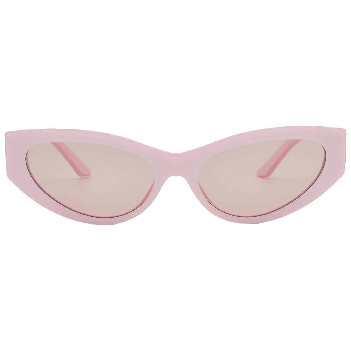 サングラス VERSACE Woman Sunglasses Pink 0VE4470B 5473/5 Versace Light Pink Mirror Silver Cat Eye Ladies Sunglasses