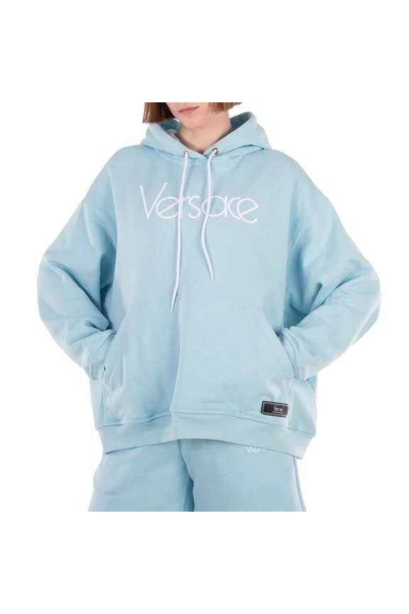 Logo-Embroidered Drawstring Hoodie, Brand Size 36 (US Size 0)