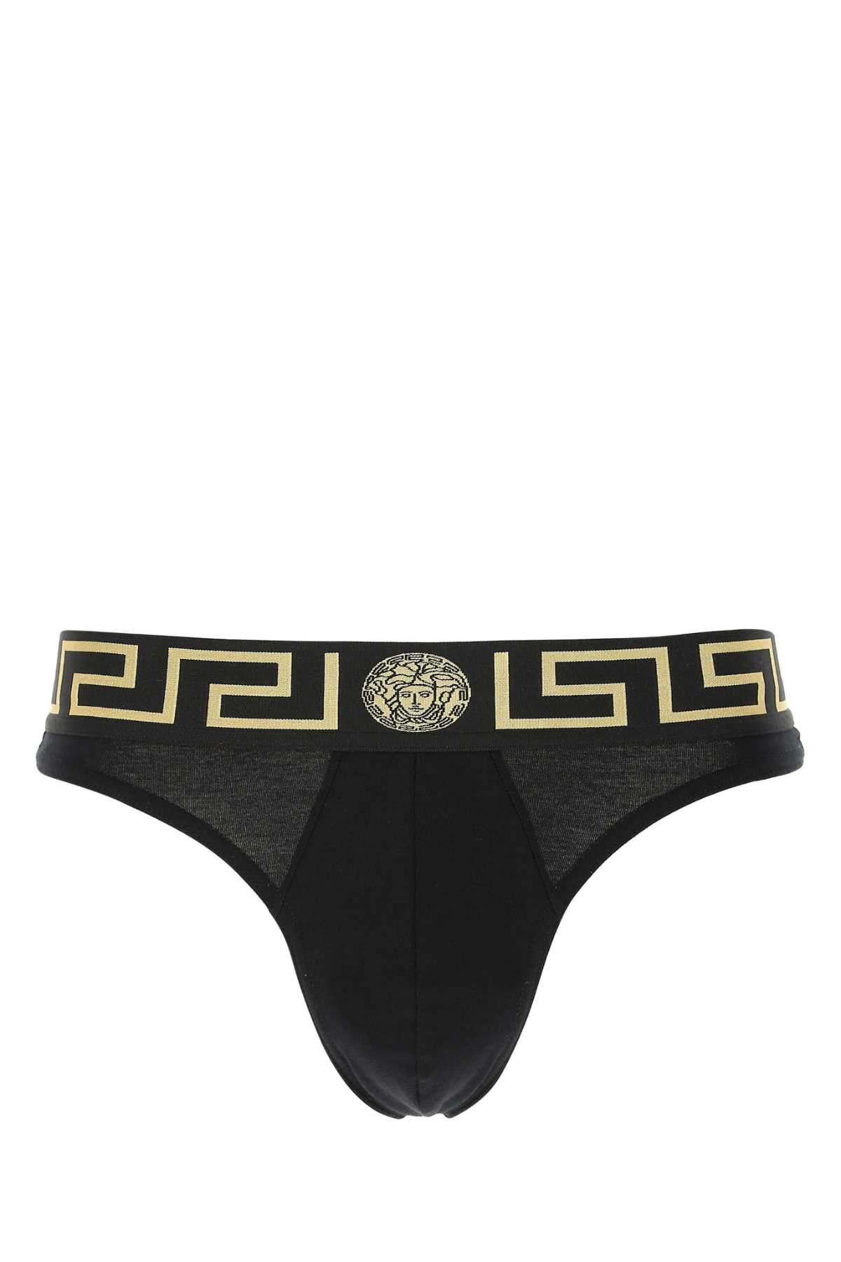 VERSACE Stretch-cotton jersey thong