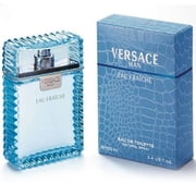 Versace Man Eau Fraiche- Eau De Toilette Spray 3.4 Oz