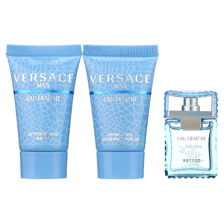 Versace Man Eau Fraiche Set, 3 Pc Mini Gift, EDT Splash 5ml