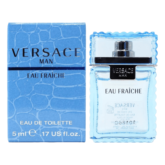 Versace Man Eau Fraiche for Men 0.17 oz Eau de Toilette Splash Mini