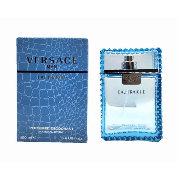 Versace Man Eau Fraiche for Men 3.4 oz Deodorant Spray