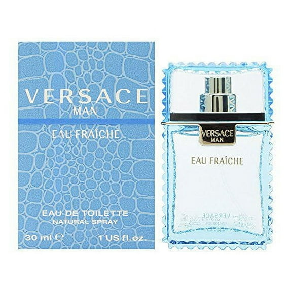 Versace Man by Versace Eau Fraiche Eau De Toilette Spray (Blue) 1 oz for Men