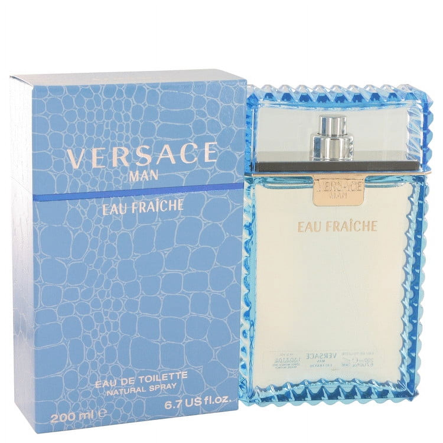 Versace Man by Versace - Eau Fraiche Eau De Toilette Spray (Blue) 6.7 ...