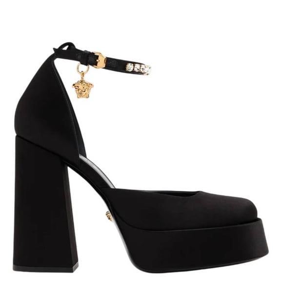 Versace Medusa Aevitas Platform Pumps, Brand Size 40 ( US Size 10 )