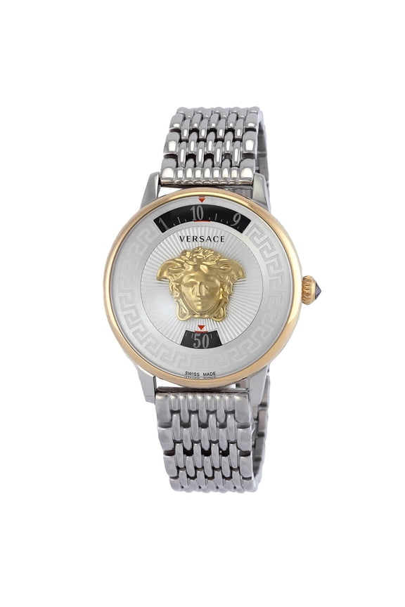 Medusa Icon Quartz Silver Dial Ladies Watch VEZ200321