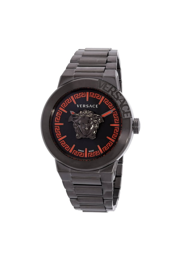 Medusa Infinite Quartz Gunmetal Dial Men's Watch VE7E00723
