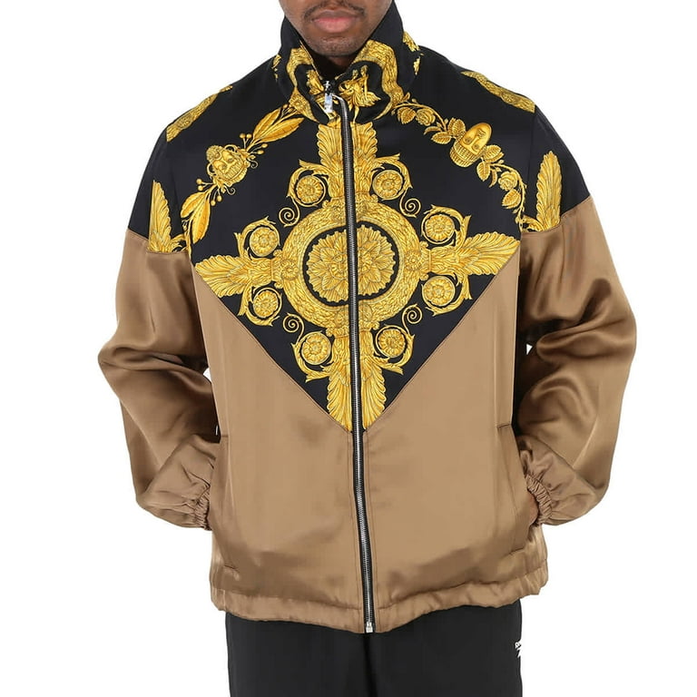 ジャケット・アウター VERSACE track jacket Versace Men's Baroque Print Technical Track Jacket, Brand