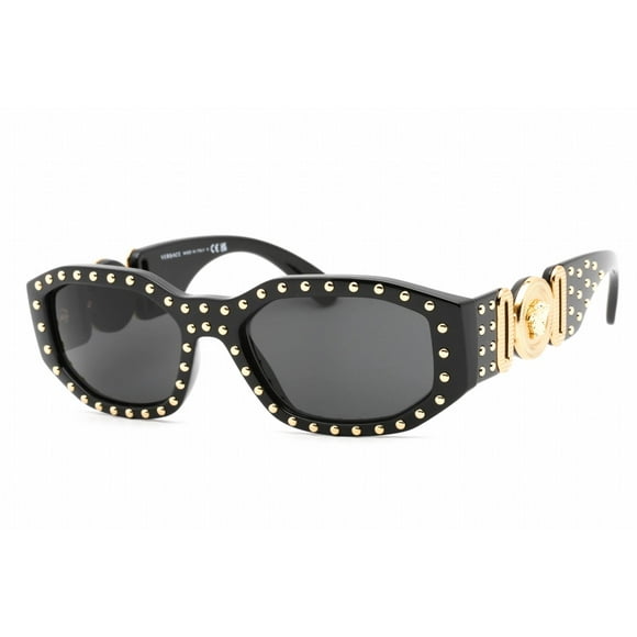 Versace Men's Medusa 53Mm Black Sunglasses