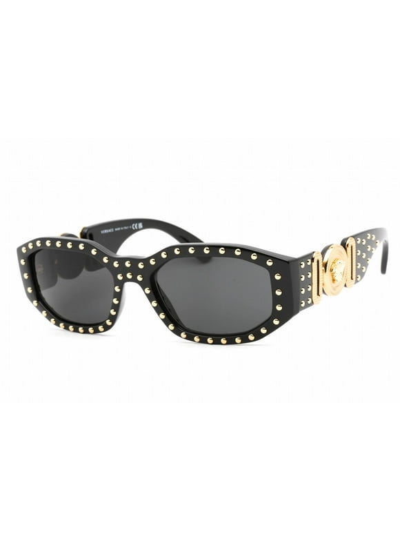 VE 4361 Plastic Unisex Geometric Sunglasses Black 53mm Adult