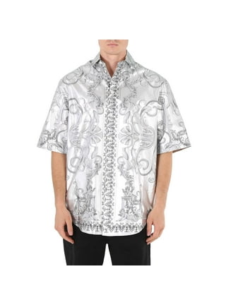 Tシャツ・カットソー VERSACE Women Tunic Tops 1018898 1A13610 210 GREY Versace Womens Tops in Womens Clothing - Walmart.com