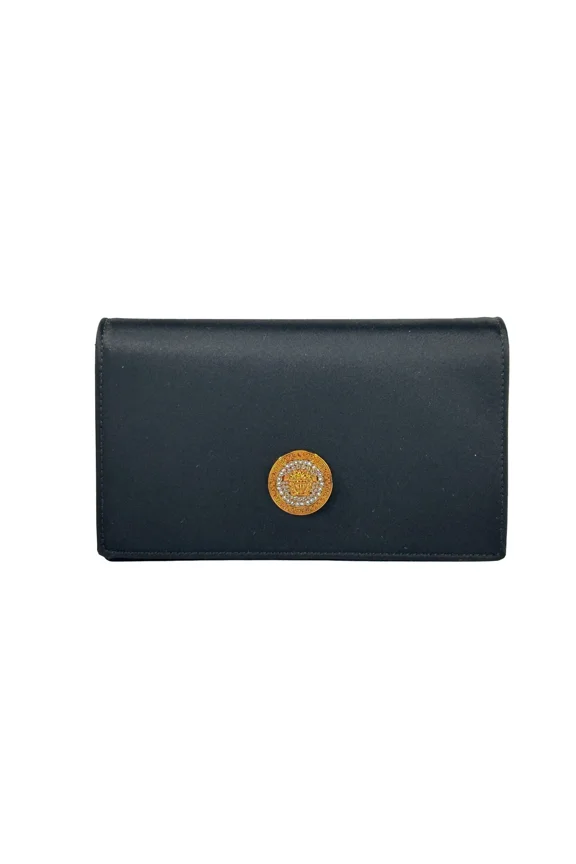 Mini Chain Black Crossbody Wallet Women's Bag