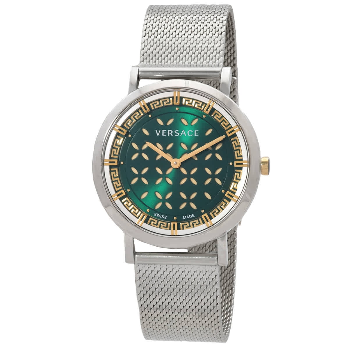 Versace New Generation Quartz Green Dial Ladies Watch VE3M01123
